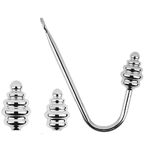 Anal Set Screw-in 8826 GreatBenefit Ribbed Hook 0819